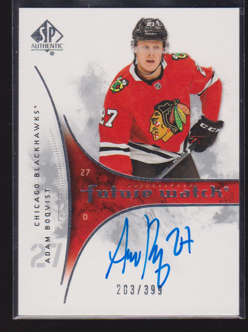 (image for) 2019-20 SP Authentic 09-10 Retro FW Auto #RFWAAB Adam Boqvist